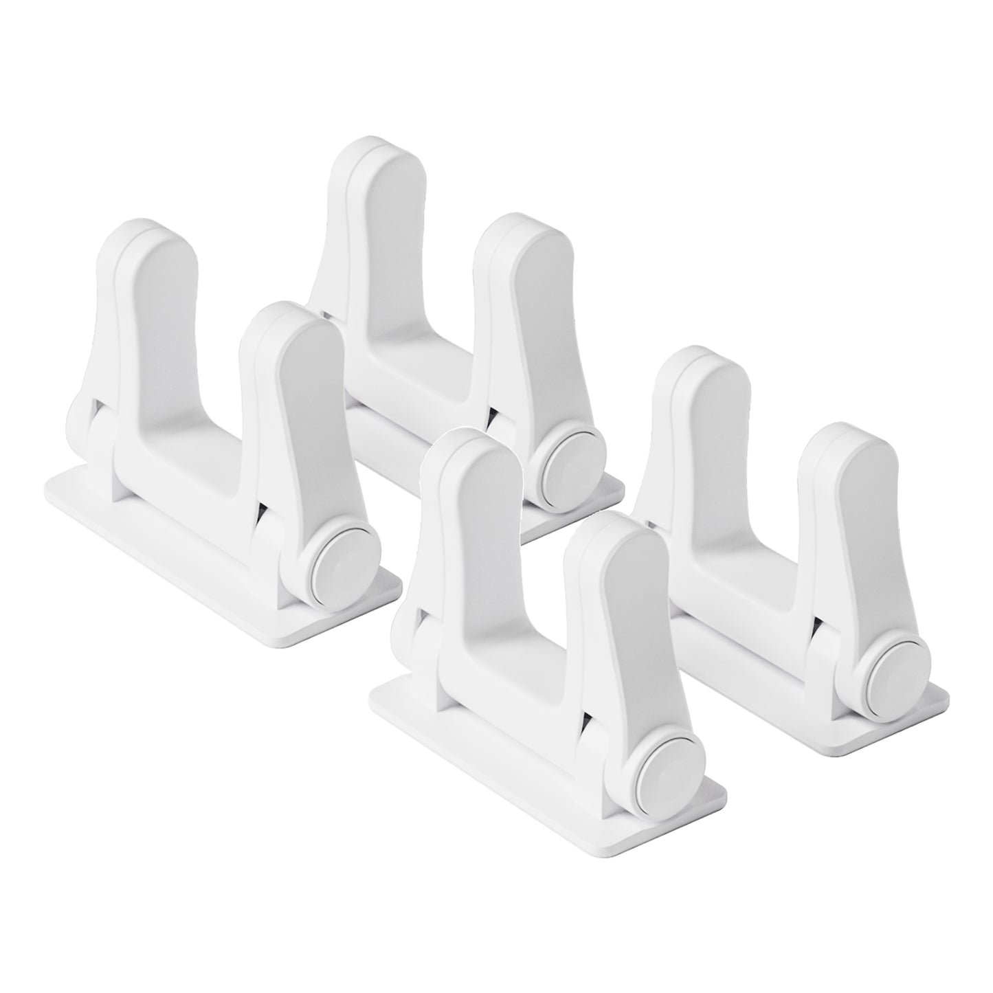 Yunkey Child Proof Door Lever Lock (4 Pack) - Baby Proofing Door Handle Lock, Keeps Babies & Cats from Opening Doors, 3M Adhesive, No Drilling Needed