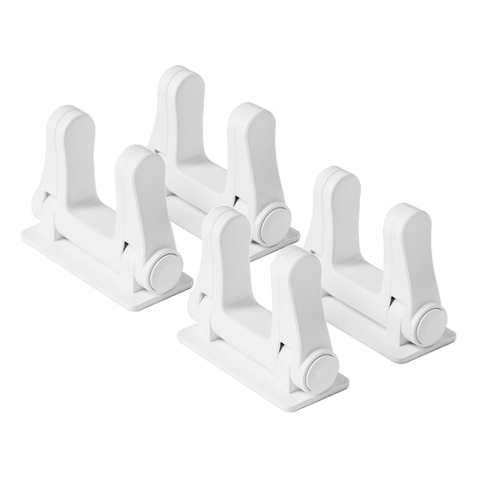 Yunkey Child Proof Door Lever Lock (4 Pack) - Baby Proofing Door Handle Lock, Keeps Babies & Cats from Opening Doors, 3M Adhesive, No Drilling Needed